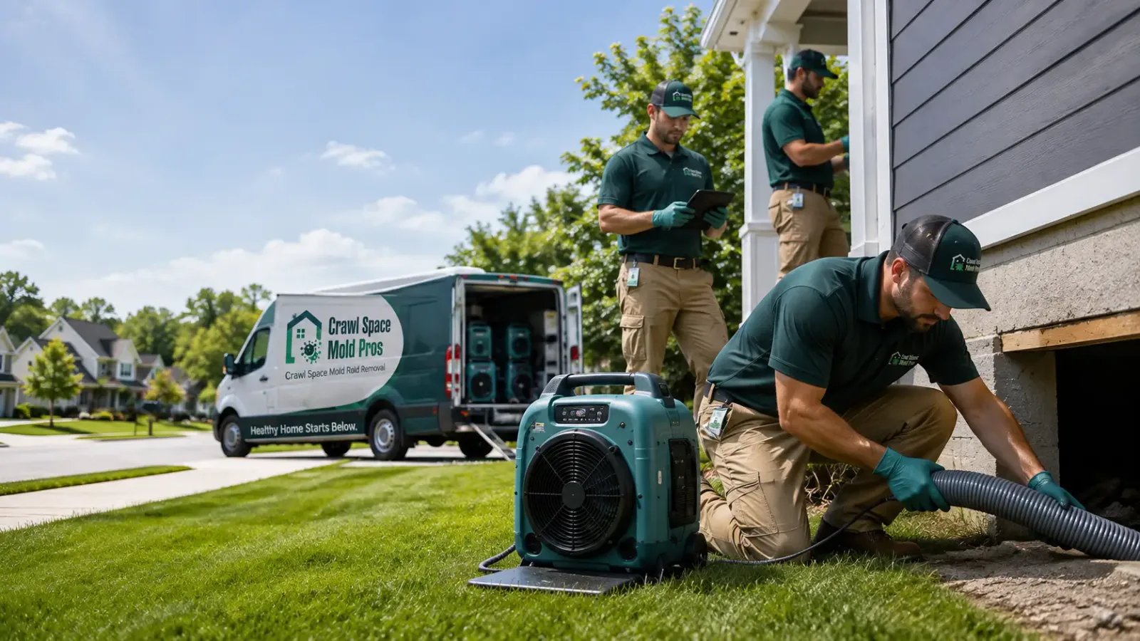Crawl Space Mold Removal in Mackay, ID